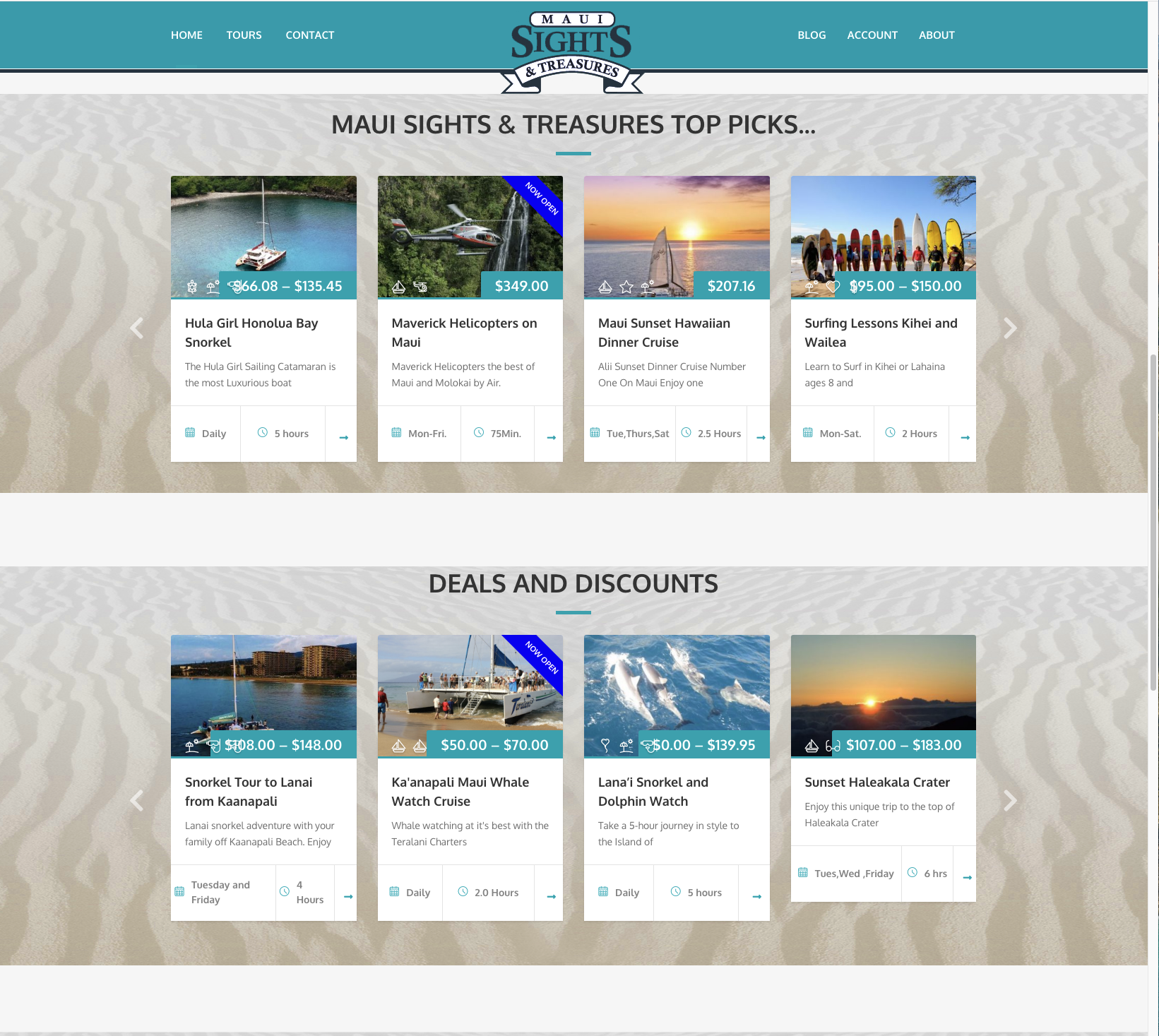 Maui Value Home page - Tours