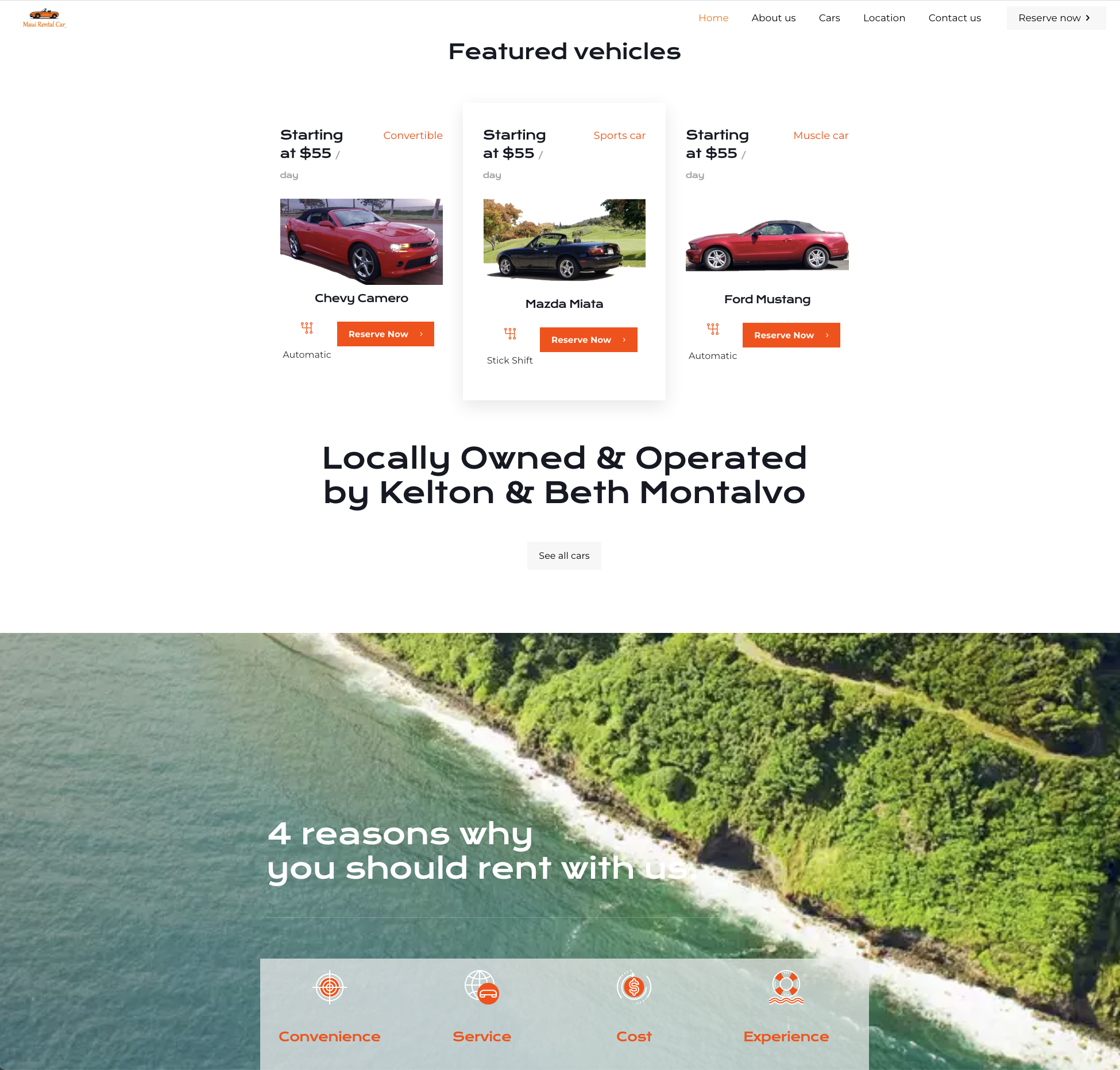 Maui Car Rentals page two